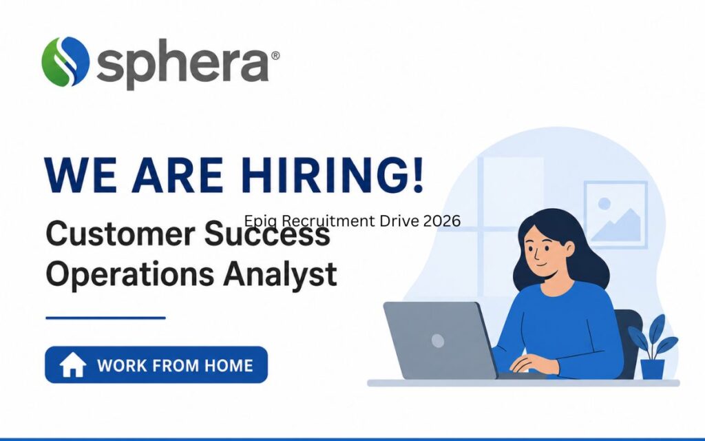 Sphera Work from Home Recruitment 2026